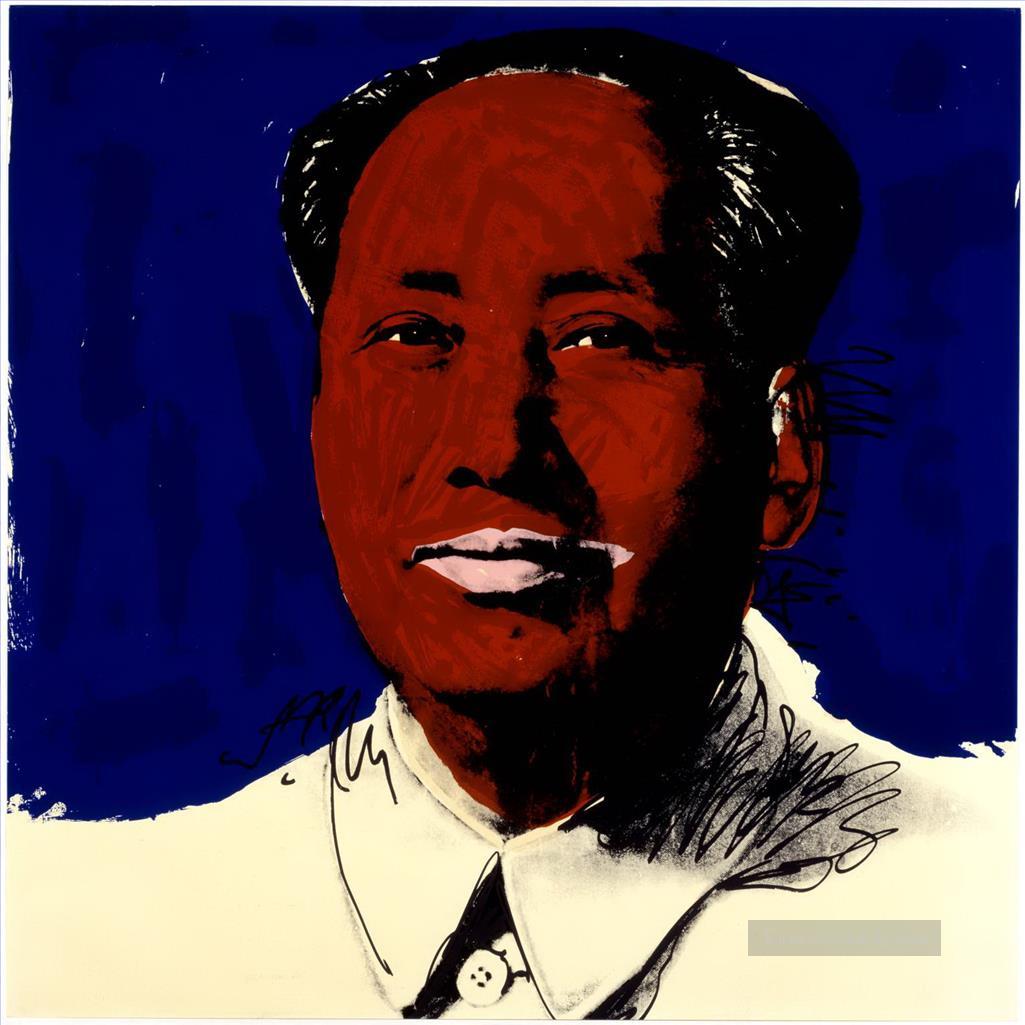 Mao Zedong 4 Andy Warhol Ölgemälde
